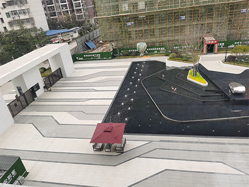 石英砖铺贴效果图